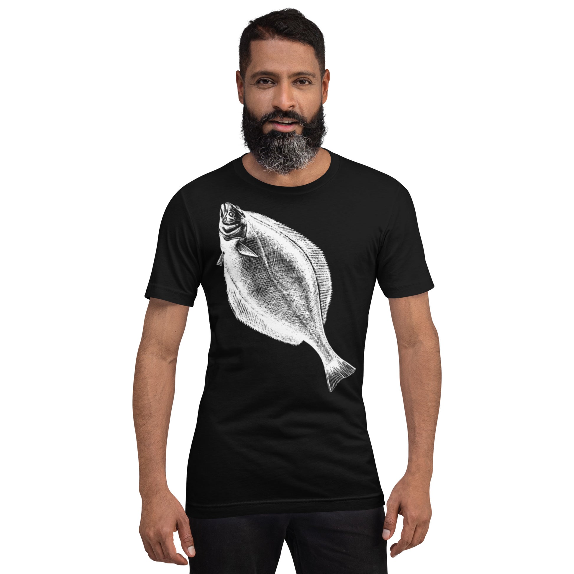 t-shirt halibut fishing men's